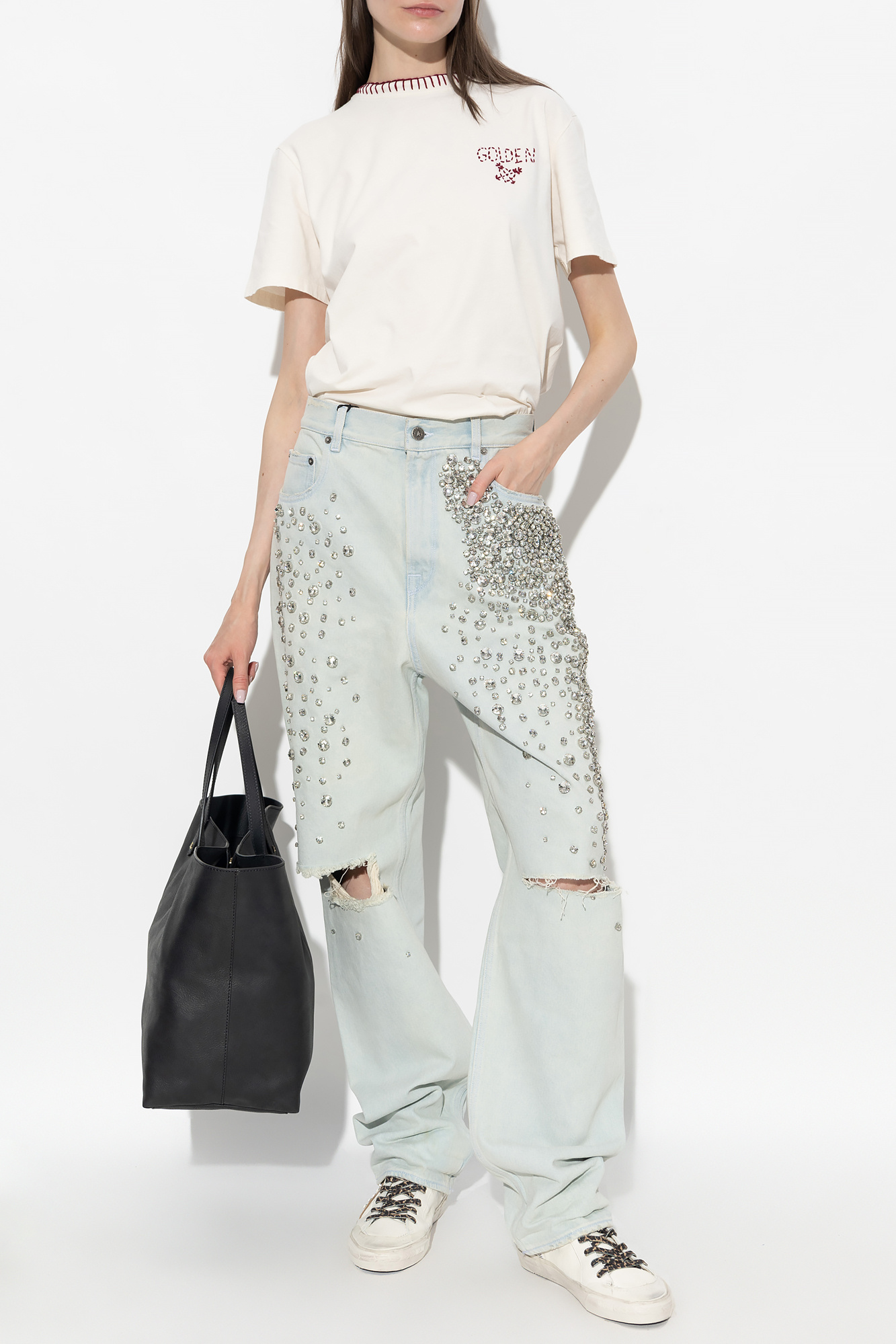 Golden Goose Jeans with crystals | Women's Clothing | Vitkac Golden Goose Jeans with crystals | Women's Clothing | Vitkac